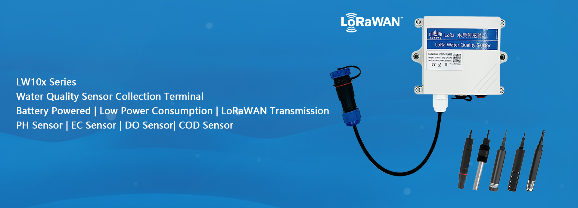 LoRaWAN water quality sensor